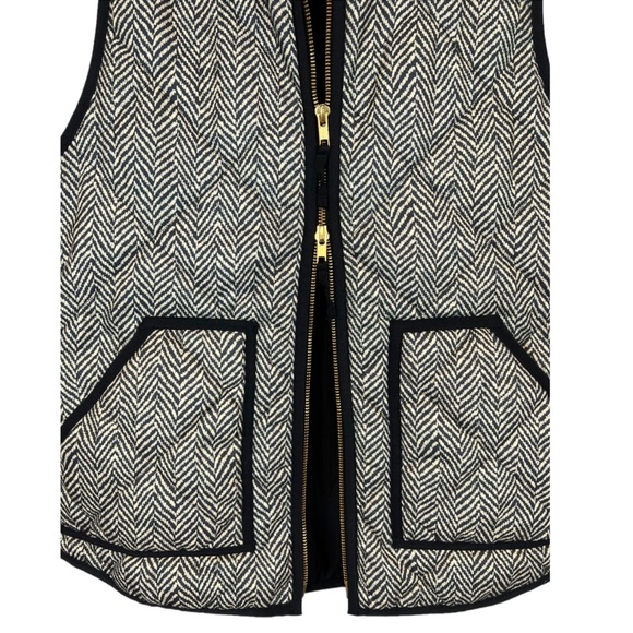 J. Crew Excursion Herringbone Puffer Vest XS - Picture 5 of 16